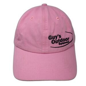 Vie Baseball Cap Pink One Size Guy's Outdoor Equipment Cotton Strapback Hat